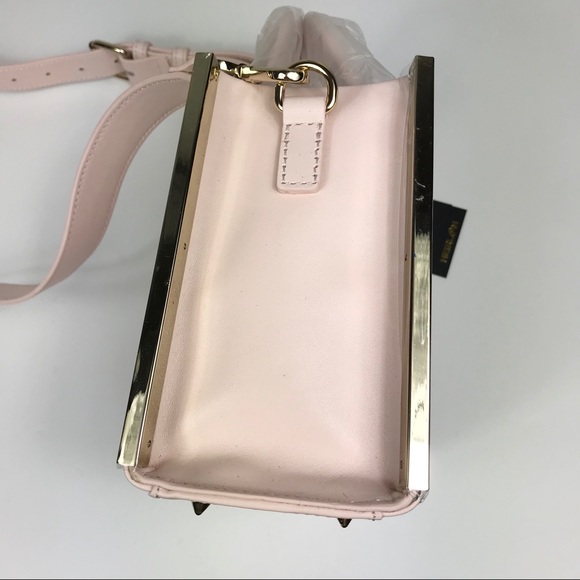 NEW HEIRLOOM Blush Pink Embossed Leather Bag - Picture 3 of 8